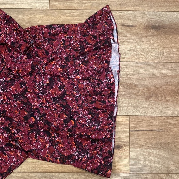 Parker Pink Alison Floral Long Sleeve Ruffle Dress - Picture 6 of 11